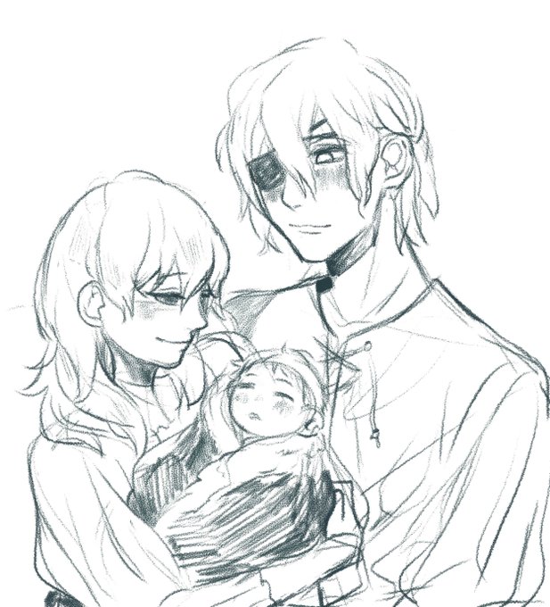 might as well dump my dimileth sketch then go on a semi hiatus again sorry for the art spam!! 