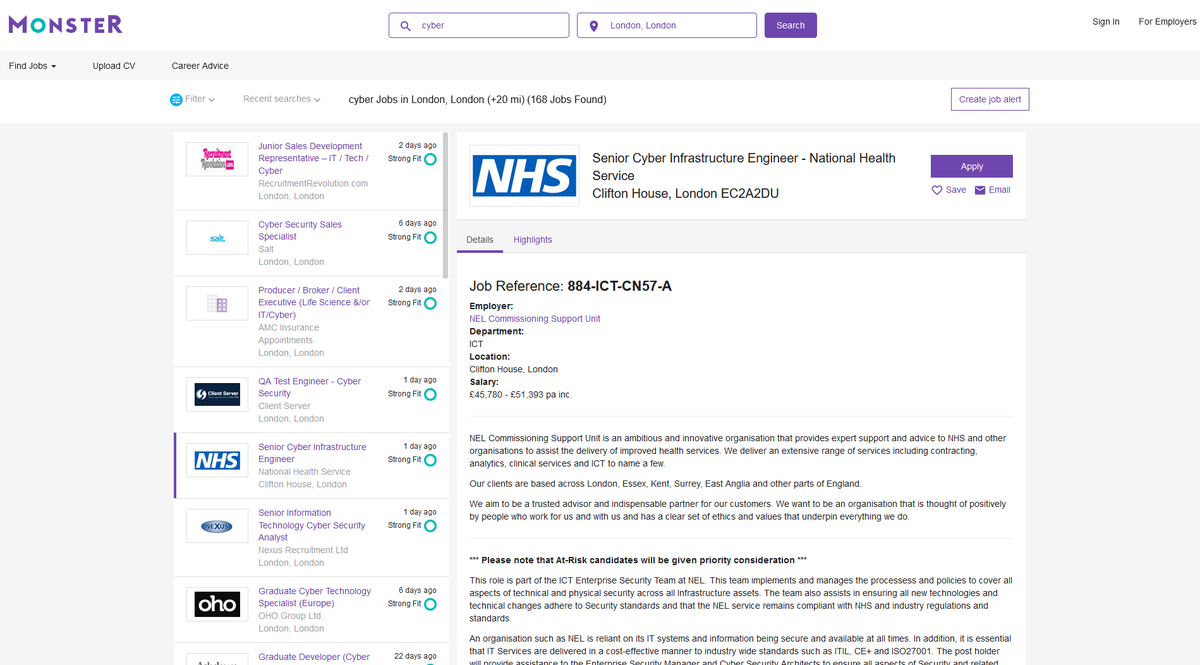ok engineering job with an NHS trust - 45-51K