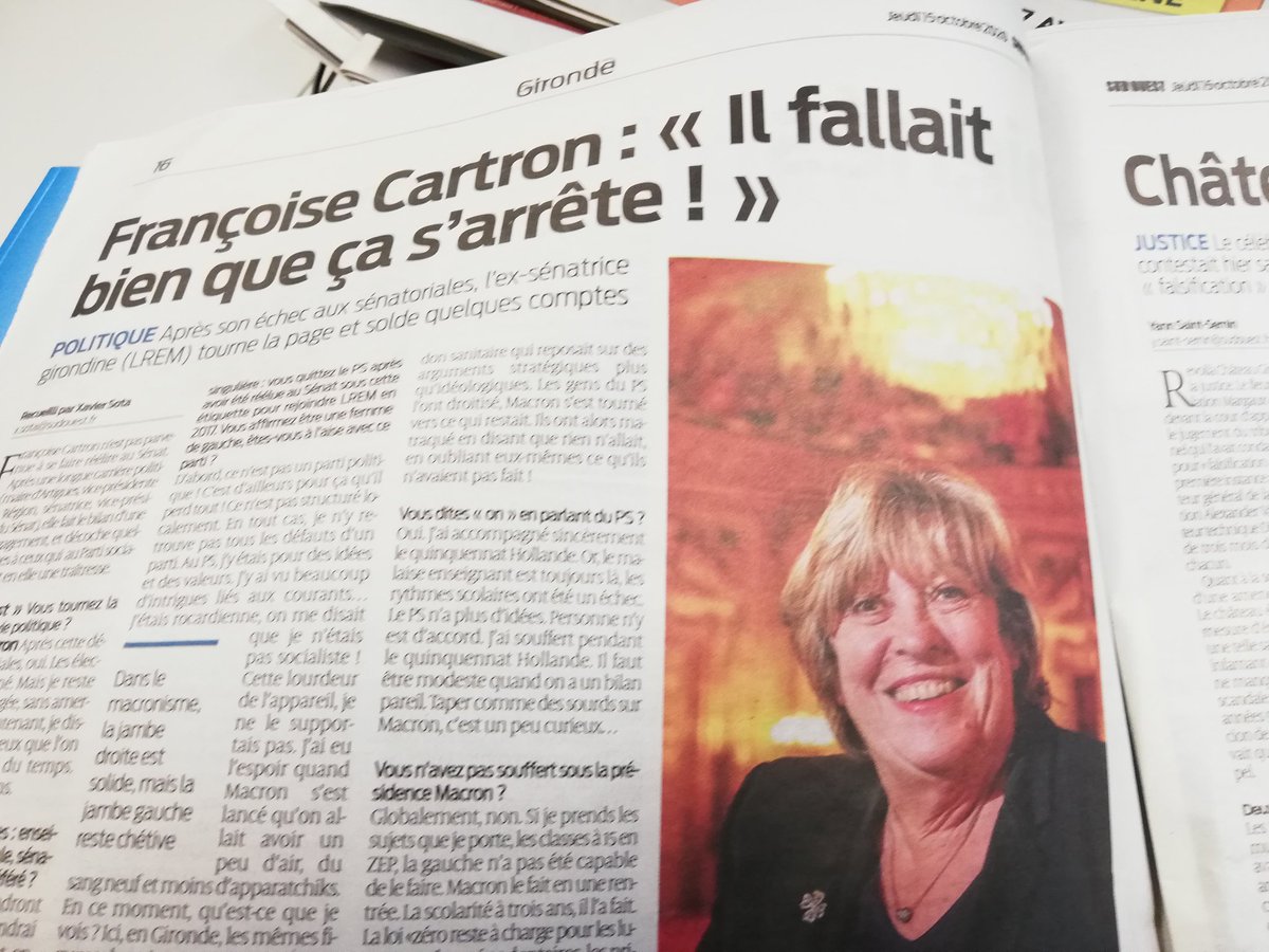 Interview à cœur ouvert de <a href="/f_cartron/">Françoise Cartron</a> par <a href="/SotaXavier/">Sota Xavier</a> 😍