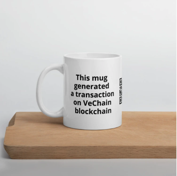 Itemsmarket's tweet photo. What are you waiting for?
Generate a transaction and
Own a piece of #blockchain history. 
Includes #VeChain Collectable #NFT with each mug.
Scan &amp; Verify to collect the digital asset.

International shipping available:
https://t.co/W90qDpWHaX

#nonfungible #vefam #rare #realitems https://t.co/m3Dj6cP2WX