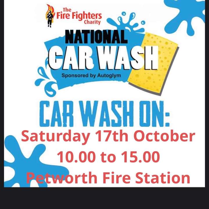 We're ready to go for our Charity carwash on Saturday. In support of the Firefighters Charity. @WestSussexFire