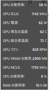 Sapphire Technology Japan Amd Radeon Software ってなんぞや Radeon製品の実際の挙動を詳しく知ることができる Gpu使用率 温度 ファン速度 クロックなどなど 他にもcpuやramの使用率なども合わせて確認できますよ さらにゲーム中も