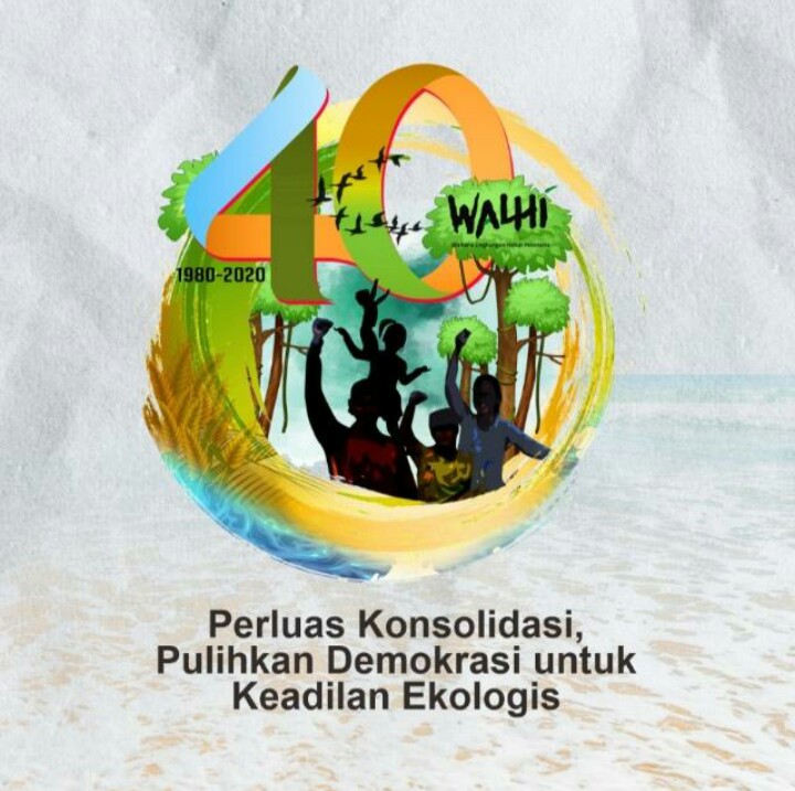 Selamat ulang tahun yg ke 40 WALHI...