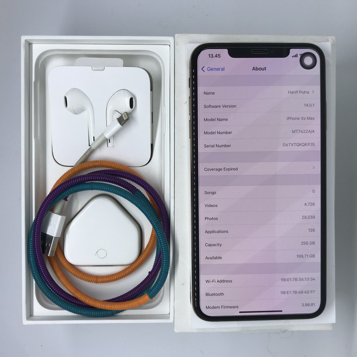 fadelzvr's tweet photo. ⚠️ITEM FOR SALE⚠️

iPhone XS Max 256GB Gold Dual Nano

✅IMEI aman 2 kartu
✅Face ID aman
✅iCloud aman tinggal logout
✅Kelengkapan Original Apple
✅Lengkap sampai ke nota pembelian
✅Battery health 87%
✅Ex pemakaian cewek, mulus tidak ada penyok

#jualiphone #iPhone12ProMax https://t.co/WgOnAkpdXy