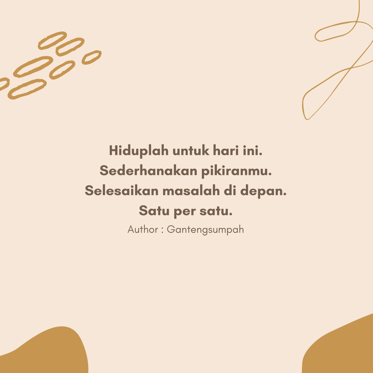 gantengsumpah's tweet photo. Pesan untukmu hari ini. Semoga kamu senantiasa bahagia. https://t.co/Fh6M6WQUOf