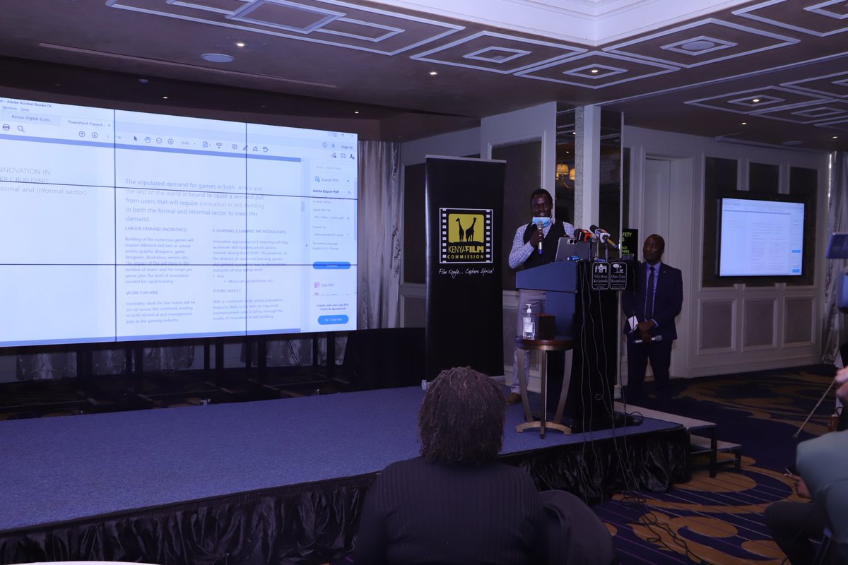 kenyafilmcomm's tweet image. Animation and Games have contributed significantly to the creative industry with a global consumption of 1.6 Billion people generating a revenue of £82 billion. #FilmAsAnEconomicDriver