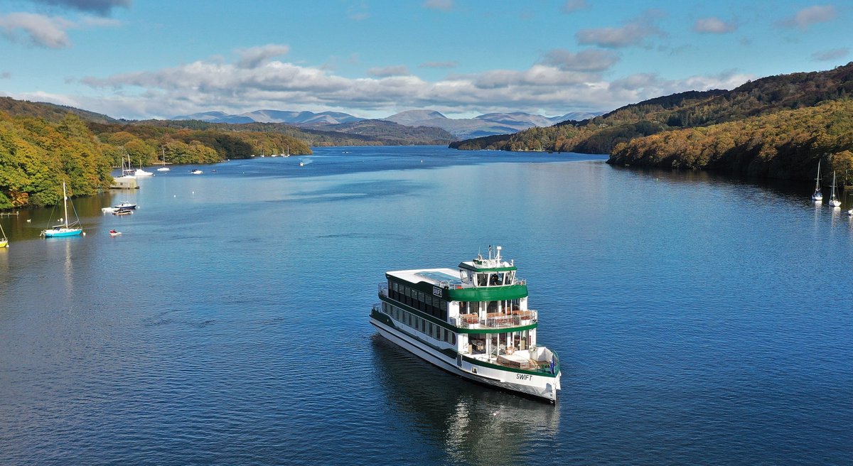 BBC_Cumbria's tweet photo. The first new steamer on Windermere for more than 80 years - MV Swift - is expected to enter service in time for the October half term https://t.co/YiwDTrX8Q2