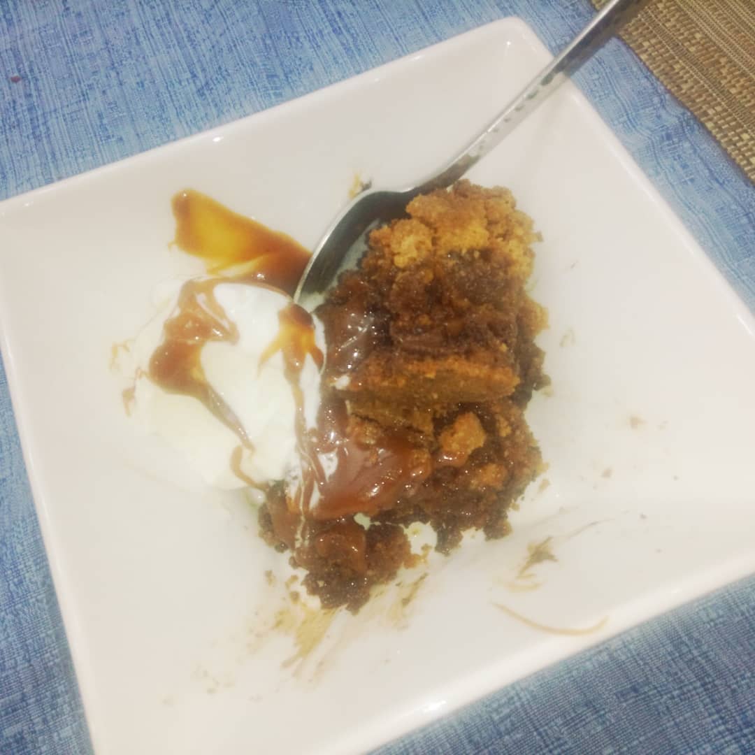 rk_ange's tweet photo. My BFF made me a giant (gluten-free) cookie with ice cream and caramel sauce as my birthday cake. Get yourself a friend like @ericambanda. 😍#libraseason #gfliving #glutenfreeinkigali #glutenfree  

Pictured halfway through consumption. https://t.co/Vw5TwJcnGb