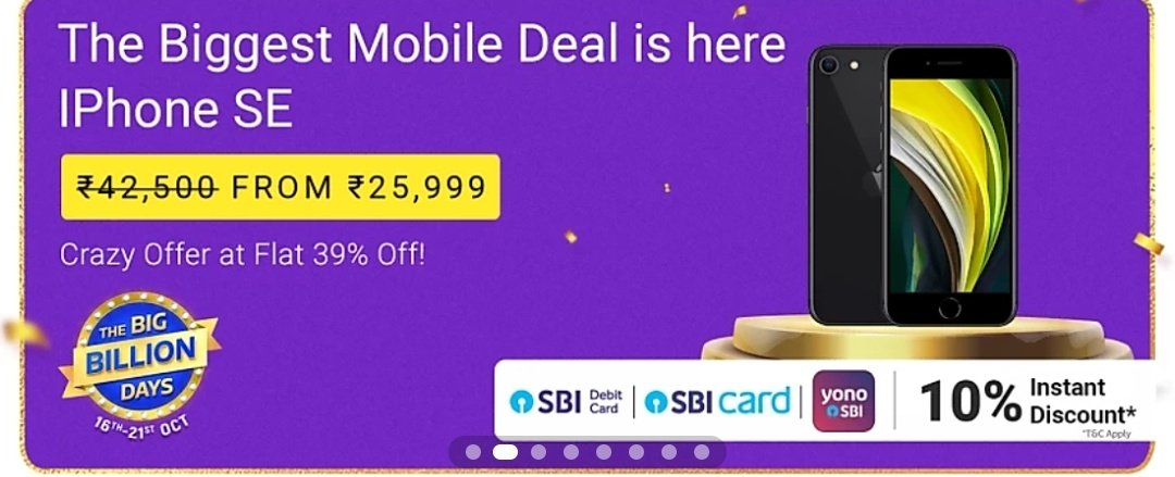 SamugamTech's tweet photo. #iPhoneSE ₹25999  அதிரடி விலையில் #FlipkartBigBillionDays 
#technews https://t.co/9eQFavuLeO