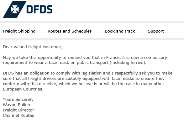 DFDSChnlFreight's tweet image. 😷😷😷