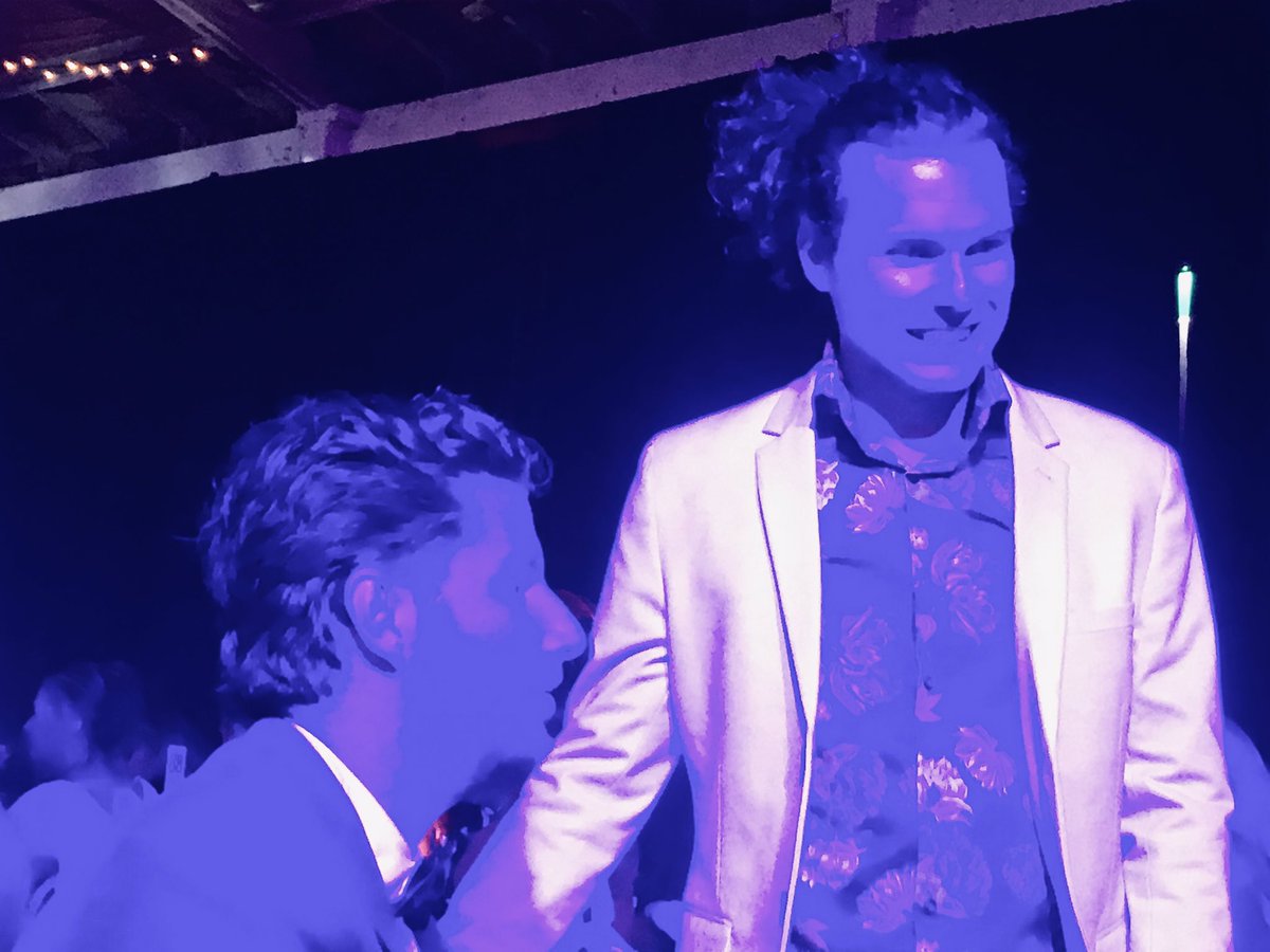 Hawke’s Bay Winemaking next generation sons Abraham Corban (l) &amp; Willy Hancock (r) at the <a href="/HBWineAwards/">Hawke's Bay Wine Awards</a> 2020