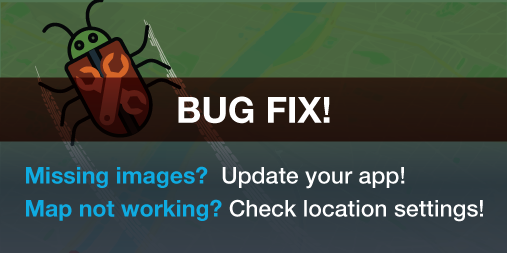 IOverlander's tweet photo. There are some easy fixes for the bugs reported in latest app updates. 
For Android: Place images not loading? Update the app! 
iOS: Map not working? Grant location permissions in settings! #overland #ioverlander #vanlife #lifeontheroad https://t.co/ev8Zpn9swY