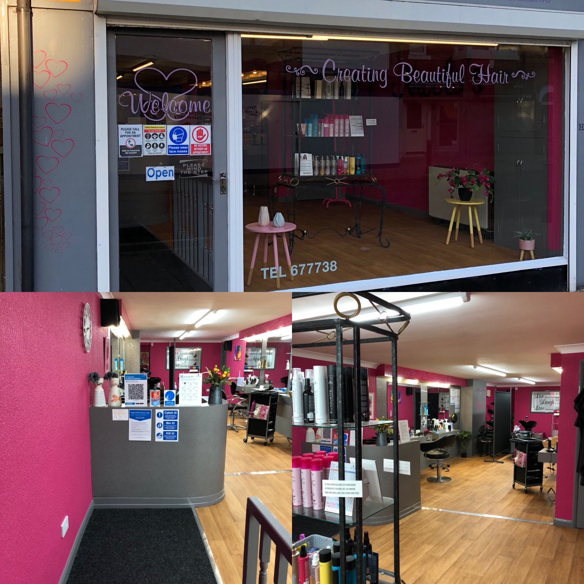 PinkNJ's tweet image. Ready to start another safe day in the salon #fightingcovid19