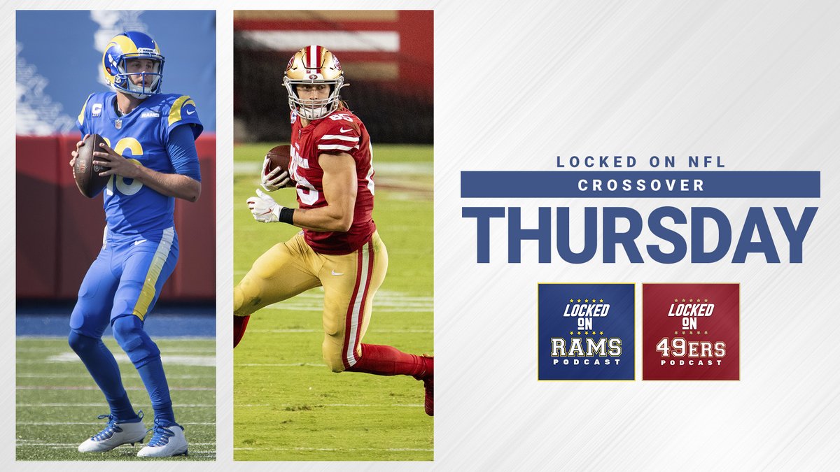 BDPeacock's tweet photo. LOCKED ON 49ERS: #ThursdayCrossover pod with @QBsMVP of Locked On Rams. Key players, matchups and predictions for Week 6.
https://t.co/yyI32FGOin https://t.co/sRbSbXmPBk