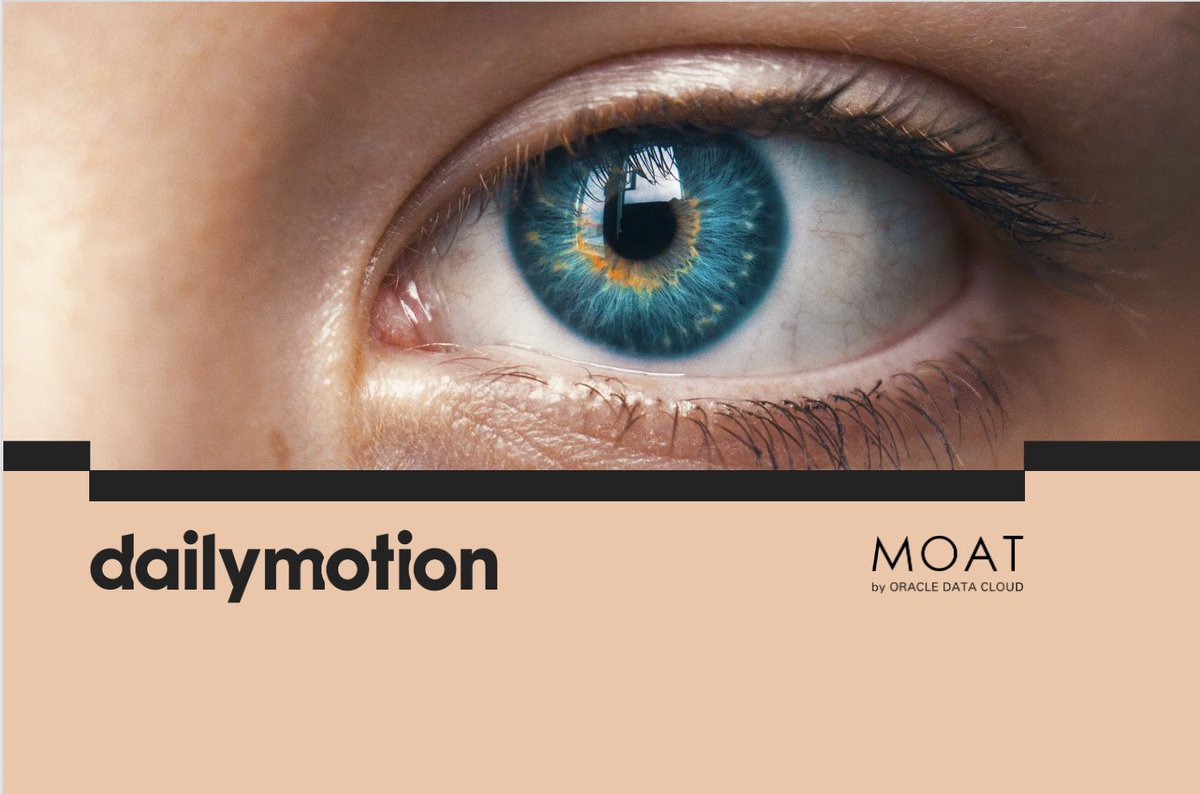 Dailymotion lance aujourd'hui une nouvelle solution de publicité vidéo avec visibilité garantie jusqu'à 100% basée sur des métriques certifiées par @moat. https://t.co/RXWqQ2TUO3 https://t.co/Kb1UghBYZ4