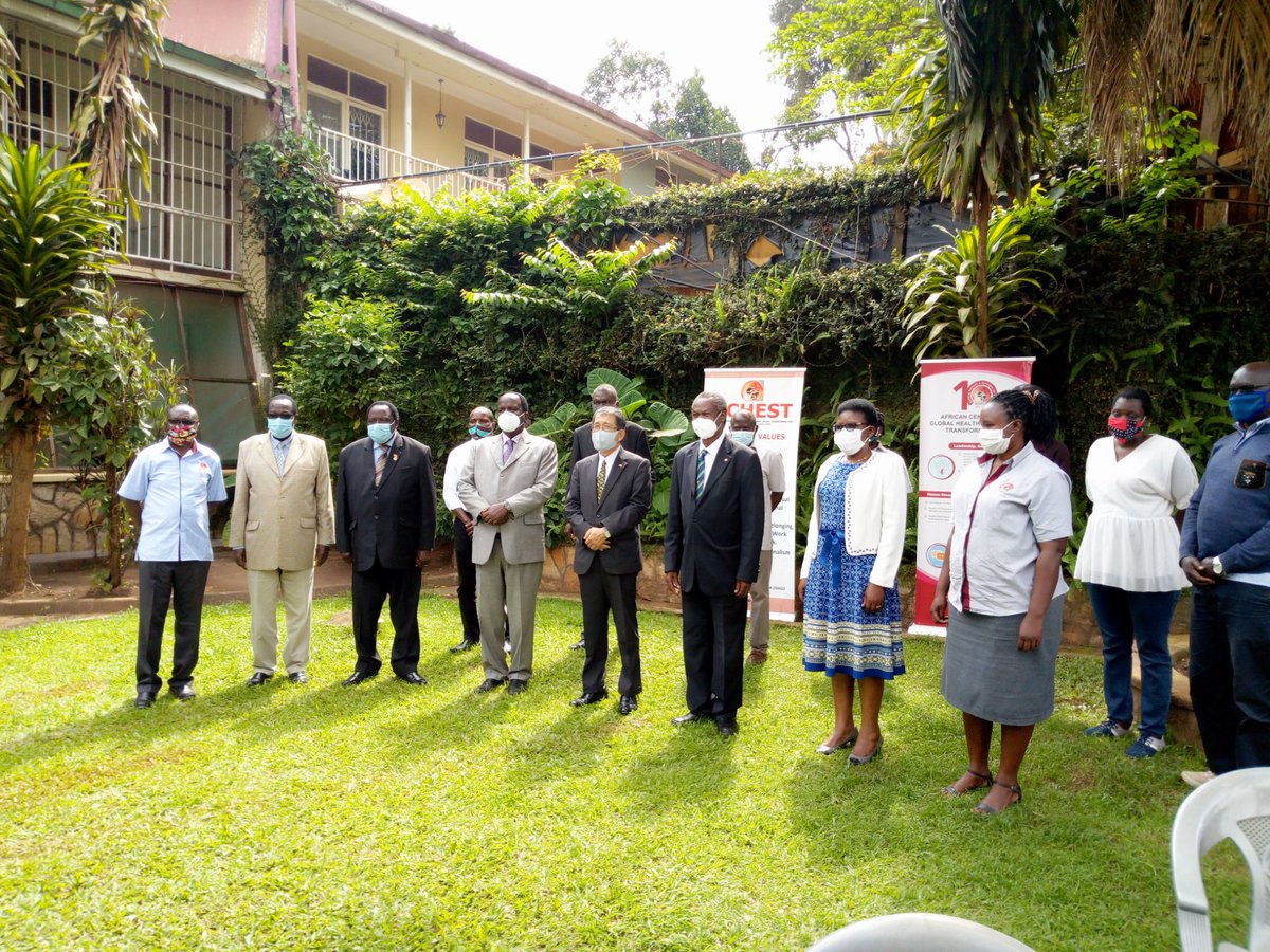 The outgoing Ambassador of Japan to Uganda Kazuaki Kameda pays a courtesy visit to #ACHEST  as he also bids us farewell. It is privilege we don't take for granted.🙏 Thank you for your continued support and collaboration  <a href="/JapanGov/">The Gov't of Japan</a> <a href="/JicaUganda/">JICA Uganda</a>
