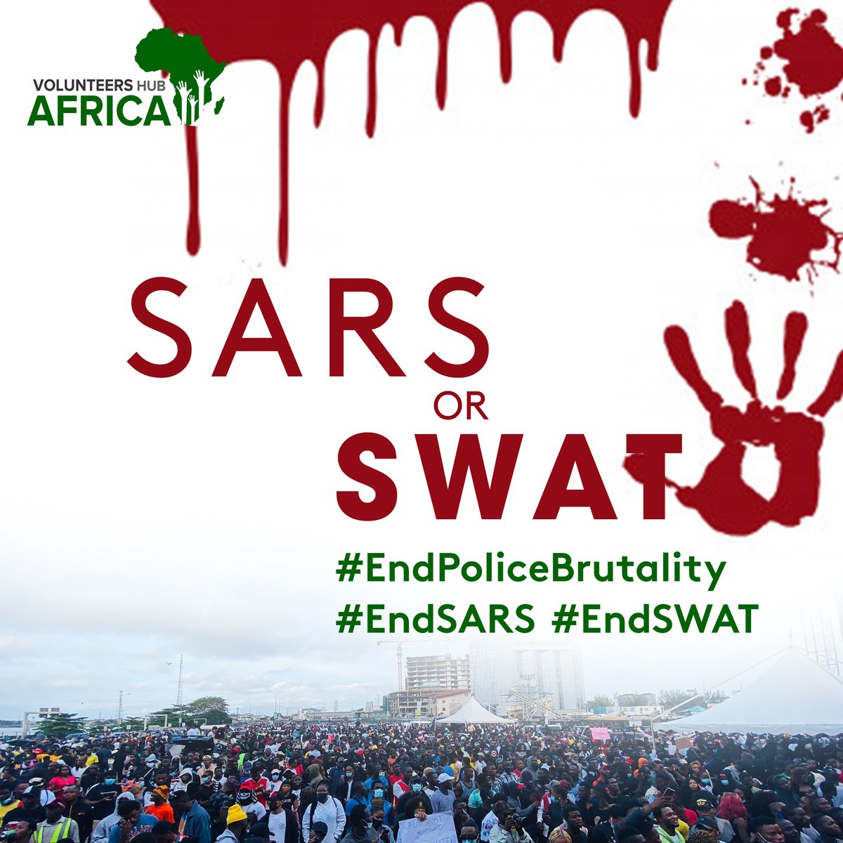 From SARS to SWAT?
Nigerians are not dumb.
The same officers, the same torturers, the same killers.

All we want is:
#EndSARS 
#EndSWAT 
Reform the Police Force
End Police Brutality in Nigeria.