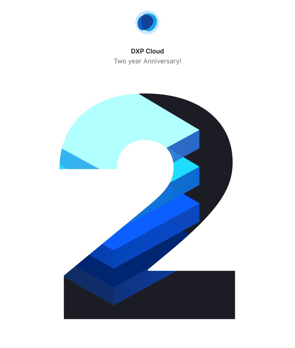 Liferay_UKI's tweet photo. 🎂✨ HIP-HIP-HOORAY!

We're celebrating 2 Years of Liferay #DXPCloud and taking a look at #Cloud trends for 2021. Learn more: https://t.co/sRcQh4OHgR https://t.co/PgLD5RgFnE