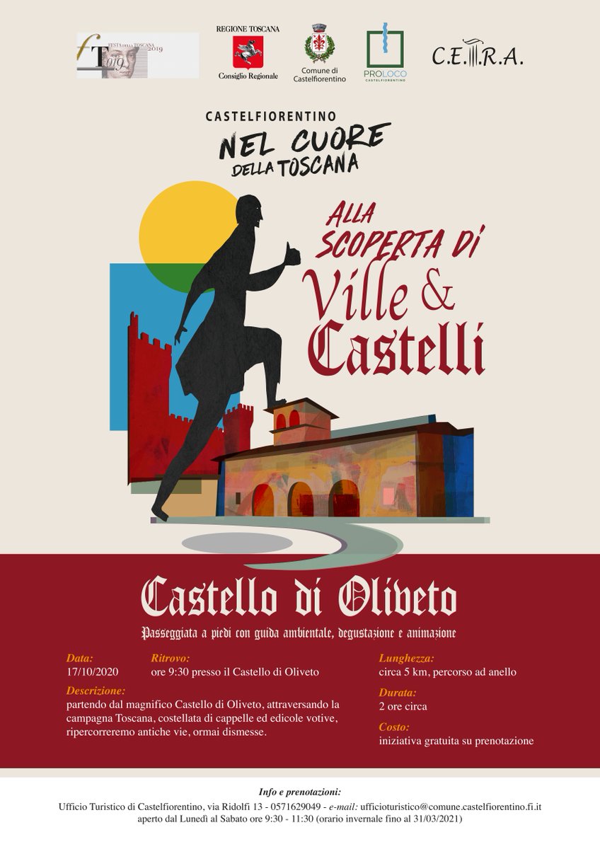 TurismoCastelFi's tweet photo. Ultimo appuntamento con "Alla scoperta di Ville e Castelli", presso il @CastelloOliveto.
https://t.co/9LV0GklpeT
#FestaDellaToscana2019 #ConsiglioRegionaleToscana #VilleeCastelli https://t.co/UGdbHFR7ux