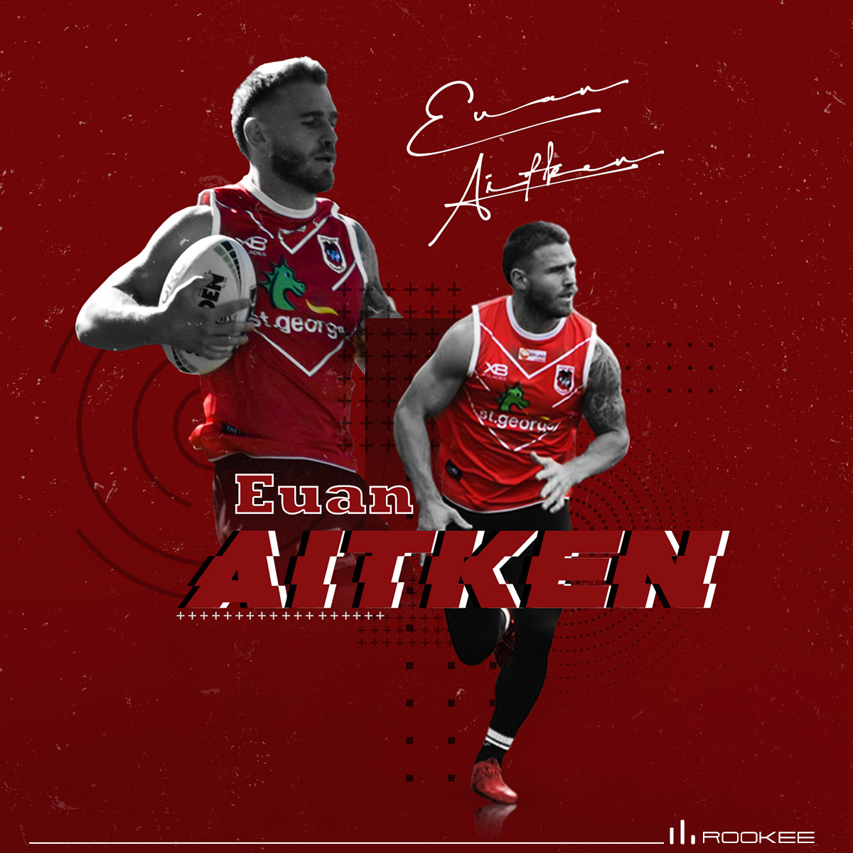 The next athlete challenge is Euan Aitkens 💪⁠
⁠
Euan Aitkens is a Professional Rugby Player and has designed this challenge for all fitness levels, with the goal to increase muscle mass while reducing body fat.
⁠
Challenge is now on preorder 🔥⁠
#betheathlete #rugby #rookee