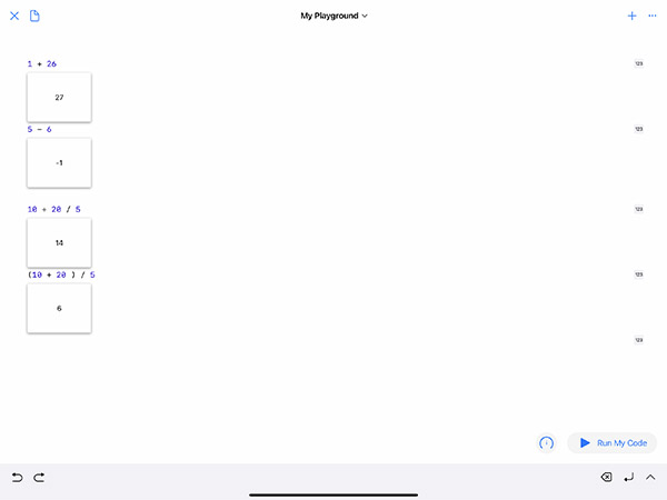 Wow! I never thought to use #Swift like this before 🤔 Daniel Woo <a href="/uxed_au/">UXED</a> gave me so much food for thought with this one for the Creative Springboards Festival <a href="/CSpringboards/">Creative Springboards Festival</a> #apple #appleedu #swift #everyonecancode