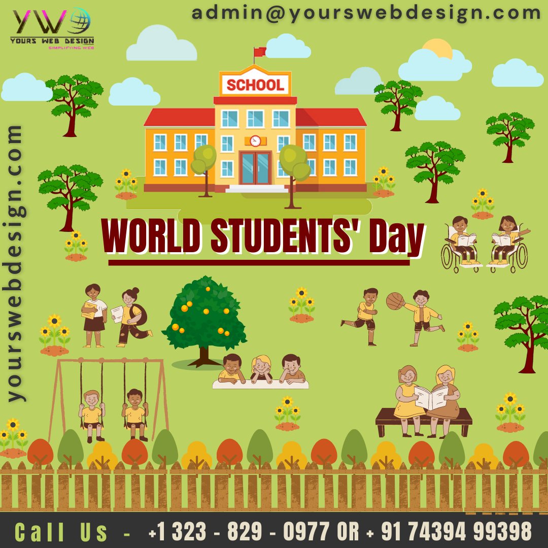 yours_web's tweet image. Life is a book &amp;amp; being a student is the most beautiful chapter of that book.

Make sure you enjoy this chapter to the fullest.

Because one student can change the whole world. World Students&apos; Day!

#yourswebdesign #WorldstudentsDay2020 #education #successs #APJABDULKALAMBIRTHDAY