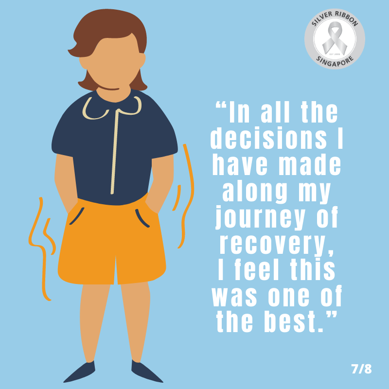 SilverRibbonSG's tweet photo. Share your thoughts with us in the comments below! Stay tuned for more truths to be discovered tomorrow :)

Shoutout to Danielle Teixeira for the design and Timothy for the interview!

#SilverRibbonSingapore #TruthsUntold #WMHD2020 #WorldMentalHealthDay #MentalHealth #Youth https://t.co/fN0kbgWJpF