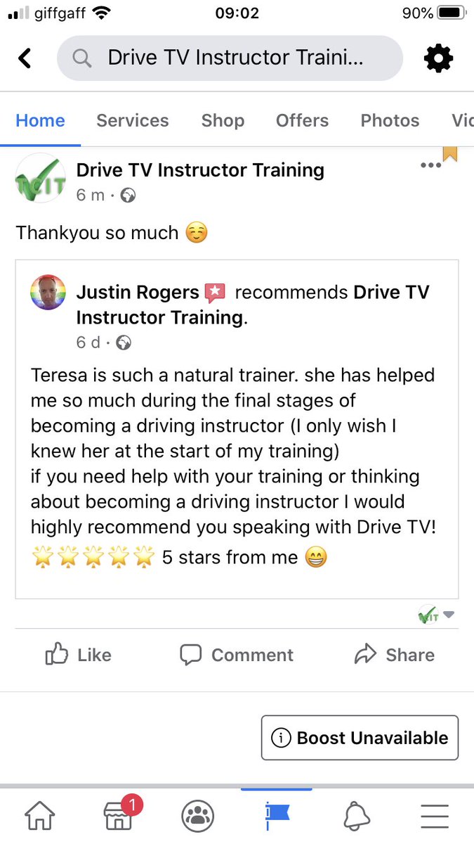 DriveTVMini's tweet image. My first review as an instructor trainer ☺️ Get in touch if I can help you reach your goal!
