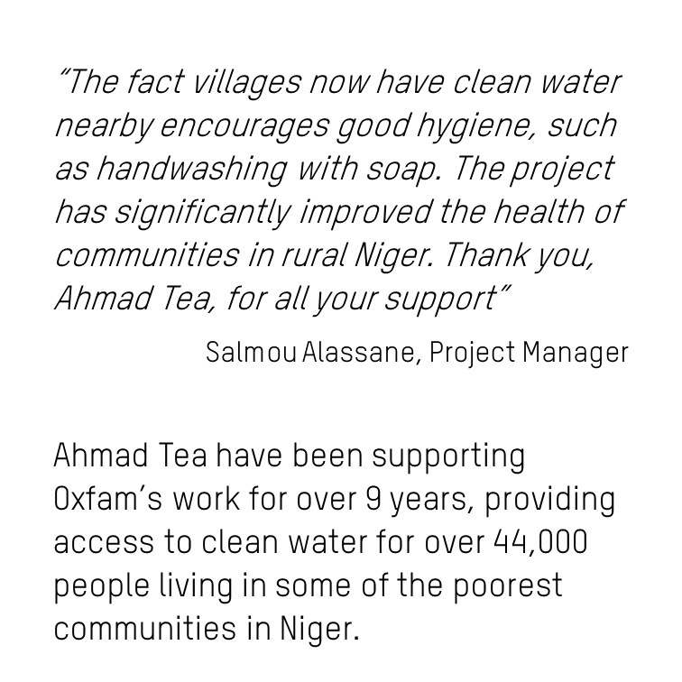 We are proud to continue to support @oxfamgb as they help people in Niger access clean water and promote handwashing and hygiene. #GlobalHandwashingDay
