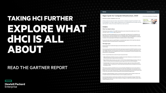 amcniven's tweet photo. #HPE has a unique solution that delivers unified management and #VM-centric operations with higher availability than #HCI, faster performance, and more efficient scaling at lower TCO. Disaggregated hyperconverged infrastructure or #dHCI #GartnerHypeCycle https://t.co/AX5ZoBN1NL https://t.co/qhfRMrLMvg
