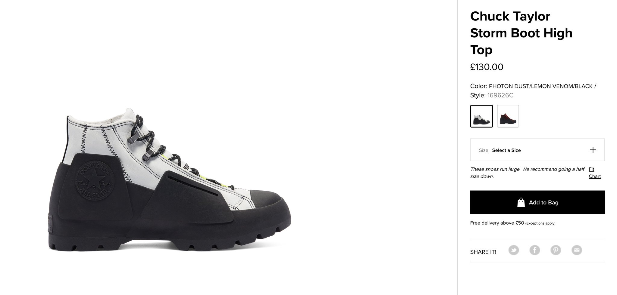 The Sole Restocks on X ACW VIBES New Converse Chuck Taylor Storm Boot now LIVE at Converse UK Link https t Mnpt6nldAp https t Sb7I5A82kW X