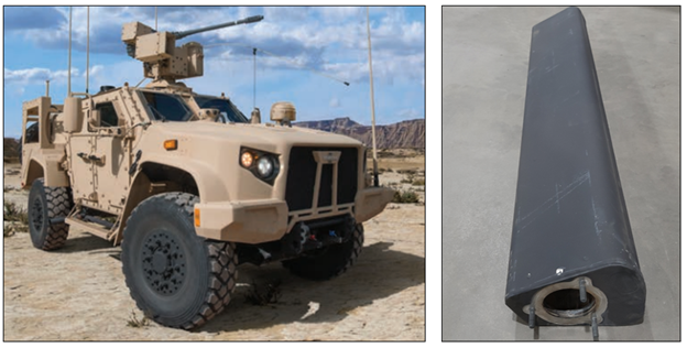 (2) "The JLTV has large visual and loud aural signature increasing detectability." New enlarged muffler ($$) has mitigated noise signature somewhat, but it remains very loud (anyone at DVD will have experienced hearing MATV and LATV coming from a few valleys away)
