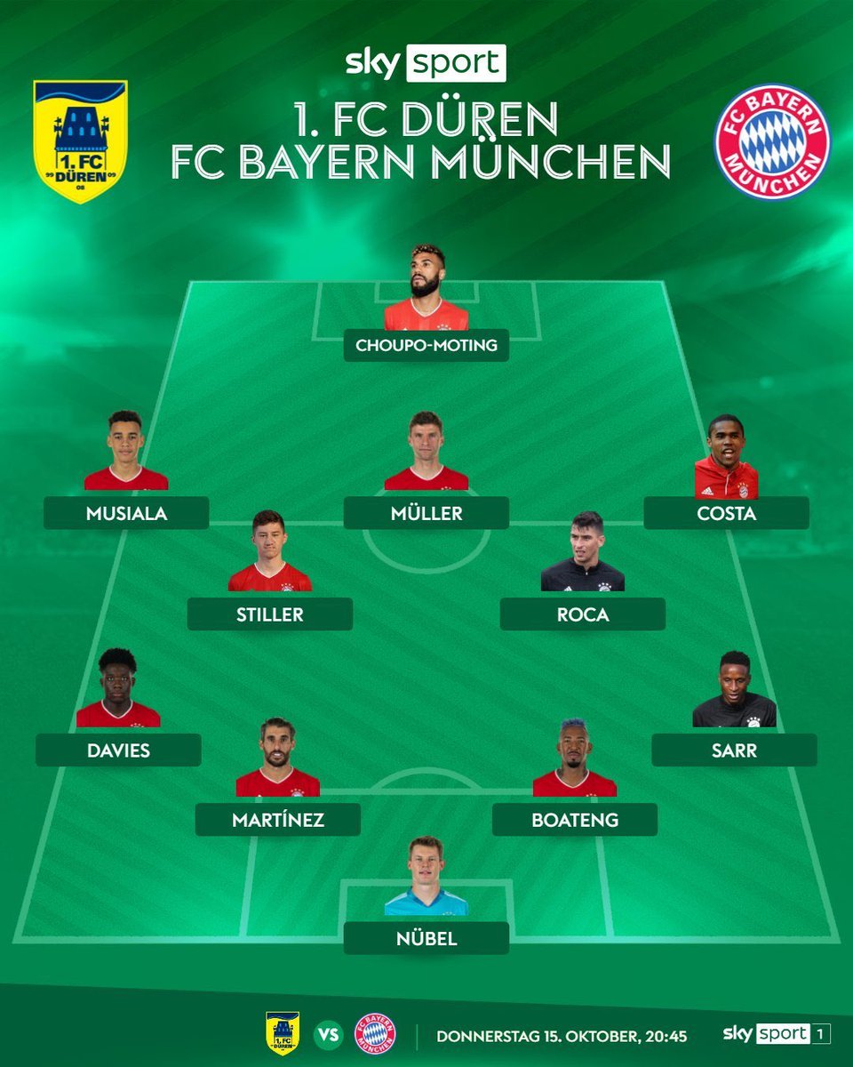 FCBayernTR's tweet photo. MAÇ GÜNÜ | Düren - Bayern
🏆 Almanya Kupası 1. Tur
⏰ TSİ 21:45 https://t.co/LbNQnxj9AS