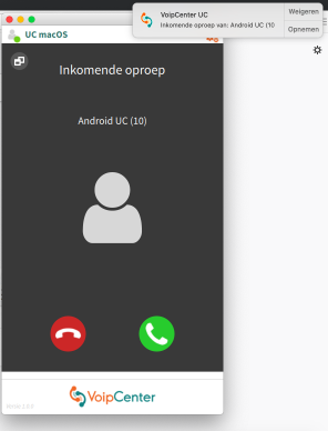 Release VoipCenter UC-applicatie voor macOS.