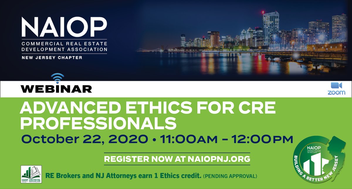 ConnellFoleyLLP's tweet image. Bob Podvey discusses the complexities of #EthicsIssues for #CommercialRealEstate professionals in an evolving industry landscape, and what has changed in the #COVID19 era at the @naiopnj &quot;Advanced Ethics for CRE Professionals&quot; webinar on 10/22. 

connellfoley.com/newsroom-event…