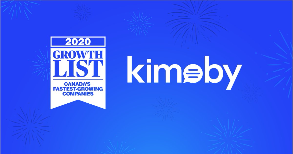 Kimoby (@kimobysms) on Twitter photo We are 51st on Growth List ranking Canada’s Fastest-Growing Companies! Thank you to our supporters who have made this incredible achievement possible. Read the full press release here: hubs.la/H0y0ZkM0
<a href="/CdnBiz/">Canadian Business</a>. We are 51st on Growth List ranking Canada’s Fastest-Growing Companies! Thank you to our supporters who have made this incredible achievement possible. Read the full press release here: hubs.la/H0y0ZkM0
<a href="/CdnBiz/">Canadian Business</a>.