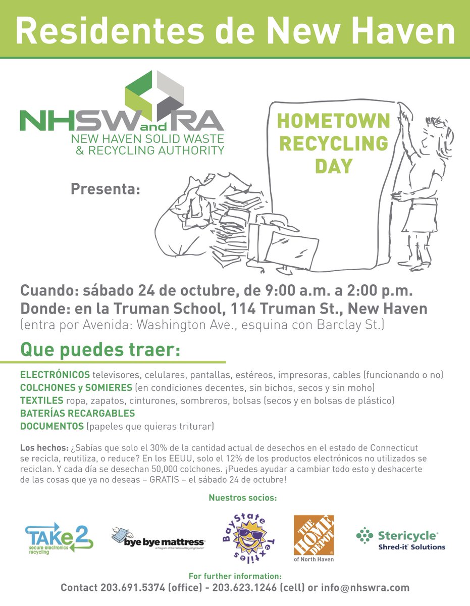 hocrealty's tweet photo. Hometown #recycling day is on Saturday, October 24th!
#BuildingStabilityWith #SustainableNeighborhoods #HOCRealty https://t.co/BRvWeSXKEI