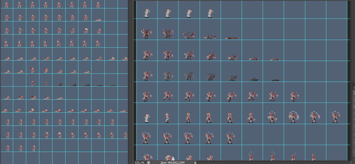 koldrustgame's tweet photo. Not so much news - We are improving old stuff, drawing enemies sprites and decorations for teaser-lvl ๐ผ
#koldrust #gamedev #indiedev #programming #development #game #animation #pixelart #Pixel #GIF #gifs https://t.co/OxEQT5iUMO
