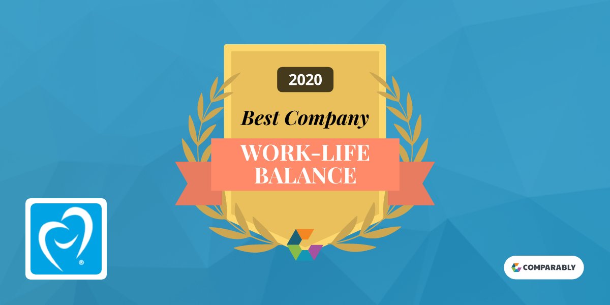<a href="/SmileBrandsTeam/">Smile Brands Inc.</a> Congrats on being named on <a href="/Comparably/">Comparably</a>'s Top 50 list for Best Work-Life Balance in 2020, as rated by your employees. You’re also featured in <a href="/businessinsider/">Business Insider</a> businessinsider.com/best-companies…