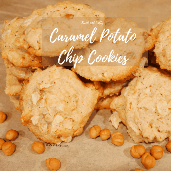 danavento's tweet photo. Today's episode of #InTheKitchenWithDana will share a recipe for Really Yummy Sweet and Salty Caramel Potato Chip Cookies. #sweetandsalty and a great way to use up #PotatoChip Crumbs https://t.co/kZfLKkQWiL https://t.co/6XOFqzoFUw
