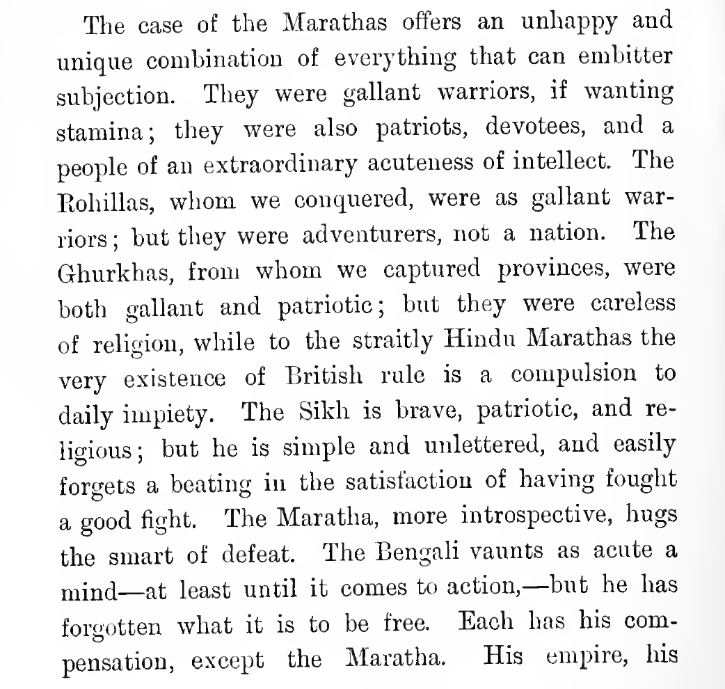 ..and ends with 'we have taken away his all'.Written soon after Rand's killing by the Chapekars, it partly explains why the 'Pune Brahmins' were anathema to the British raj.