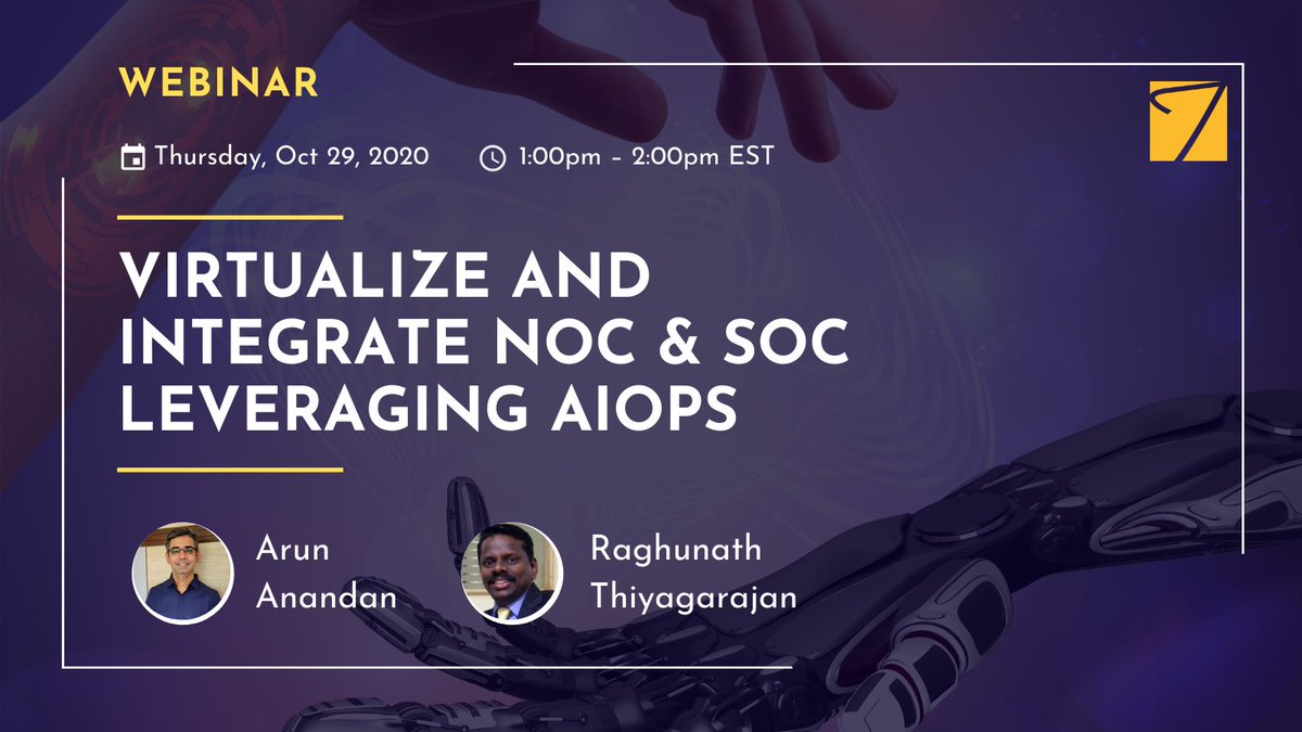 TrigentSoftware's tweet image. How do you ensure you’re there for your workforce when they need you? Especially when they are remote &amp;amp; distributed.

In our next #webinar, we provide a step-by-step guide to set up next-gen #VirtualCommandCenter that combines #NOC, #SOC &amp;amp; #AIOps. Join us bit.ly/2H7jHoY