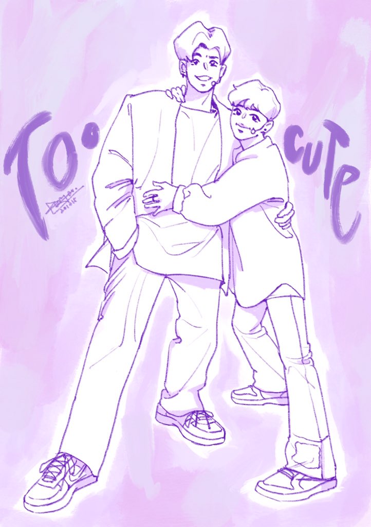 hhx0319's tweet photo. That’s the right position for them 5555🤔😌😌

#OffGun 
#OffGunfanart 
#ออฟกัน https://t.co/YLXGsugIT3