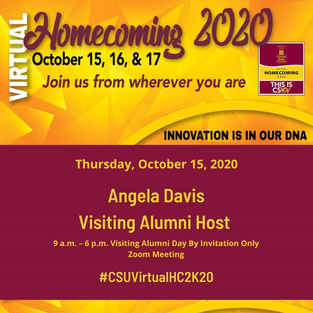 CentralState87's tweet photo. HAPPY HOMECOMING ❤️💛❤️💛!!! Here’s today’s lineup. #CentralState87 #ThisIsCSYOU #CSUVirtualHC2K20 #InnovationIsInOurDNA @GO_MARAUDERS For more information please go to https://t.co/f31w5pny2x https://t.co/RtbTeY8811