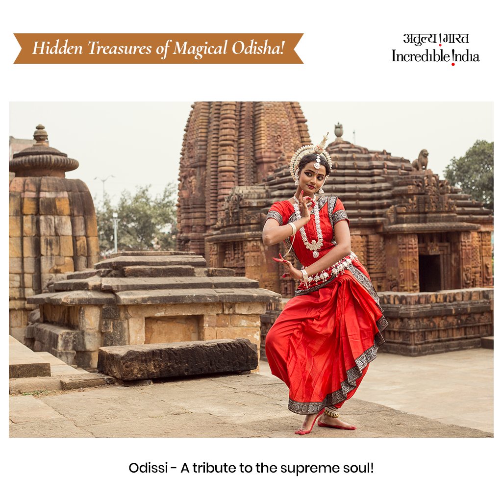 incredibleindia's tweet image. Originating from the shores of Bay of Bengal, Odissi dance tells religious stories and portrays spiritual ideas. This graceful classical dance from the state of Odisha, is an art of passion and devotion.
 
Explore Odisha here: bit.ly/2H8PUfl
 
@odisha_tourism
