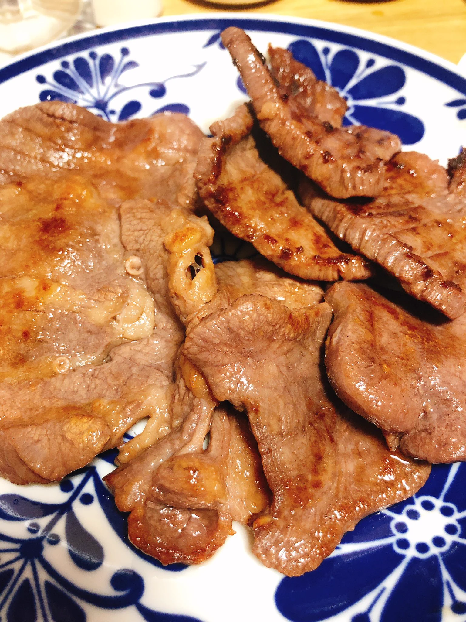 これやりたくて牛タン焼いた😍  