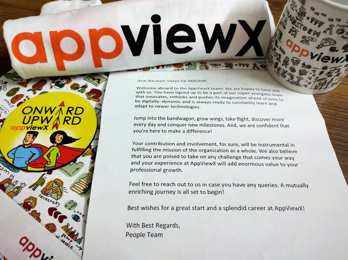 abhishekbvs's tweet photo. Eagerly looking forward to join @AppViewX team! Super excited and thrilled to unlock the new possibilities and get experienced in the real world technology. Happy and curious to see what future holds for me. https://t.co/DIPzGT6Gjo