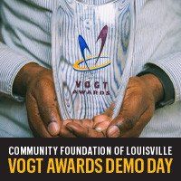 The <a href="/cflouisville/">Community Foundation of Louisville</a> is celebrating the 20th anniversary of the Vogt Awards. Join the Vogt Awards Demo Day today and meet the six 2020 early-stage companies → buff.ly/319XSfH