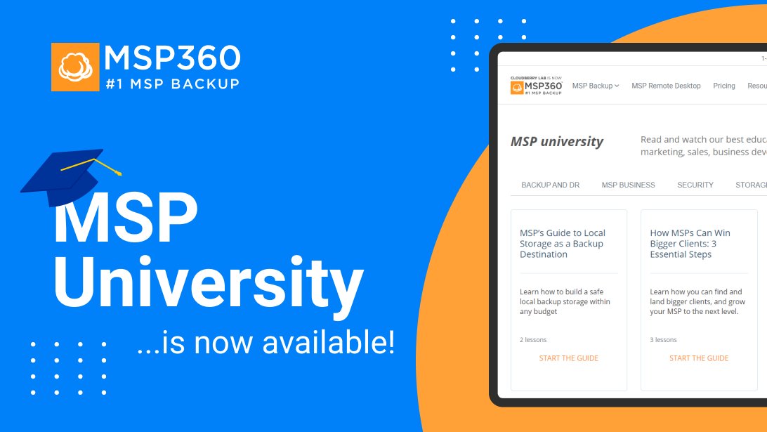 MSP360 tweet media