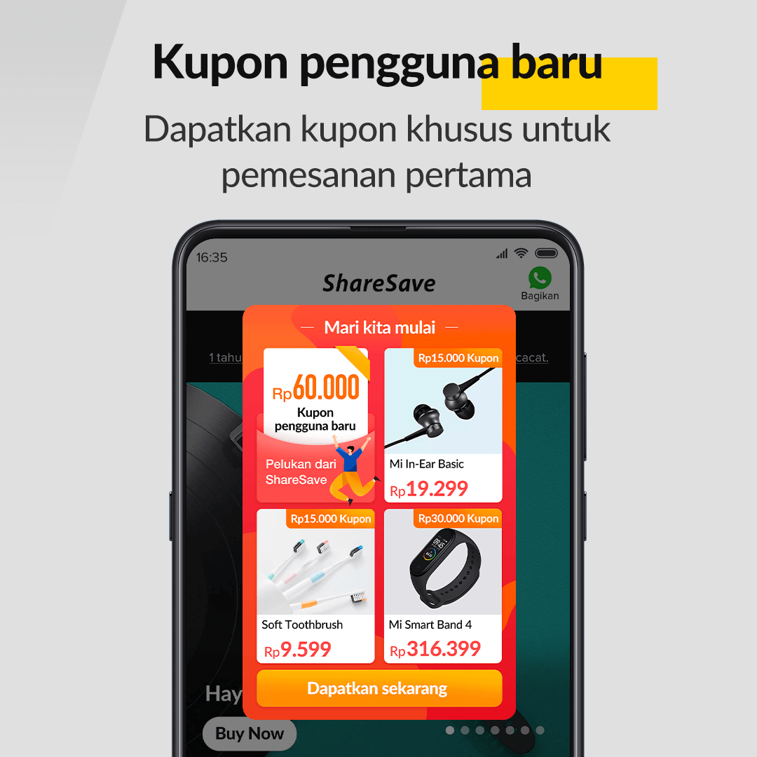 ShareSavebyMi's tweet photo. * Kupon pengguna baru
Dapatkan kupon khusus untuk pemesanan pertama
* Garansi Resmi 1 Tahun
Pengembalian Uang Cepat 1 tahun
* Pengiriman Cepat Gratis
Pengiriman gratis dalam 2-8 hari kerja
* Berhemat bersama teman Anda
Dapatkan diskon melalui ShareSave
#sharesave #pococult https://t.co/LkozI2QGaI